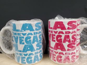 2 Las VEGAS COFFEE MUGS