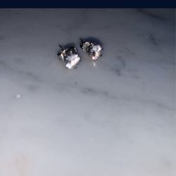 Men’s diamond earrings