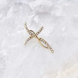 Twisted Cross Pendant