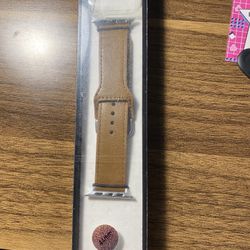 OUTFANDIA Leather Band for Apple Watch 44mm 