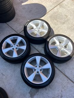 Set of Lexus 18in wheels 5x114.3 (5x4.5) Tires 225/45r18 fit ES IS GS Toyota Camry Avalon