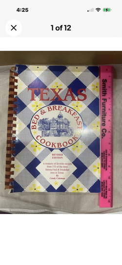 COOKBOOK ~TEXAS BED & BREAKFAST: A TREASURY OF FAVORITE By Candy Coleman 1997
