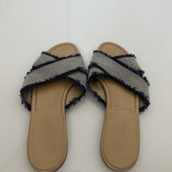 Stuart Weitzman Fringe Sandals size 41