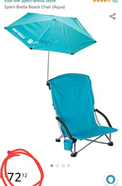 2 Beach Chairs w Umbrellas 