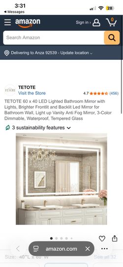 Tetote Bathroom Mirror