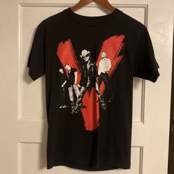 New U2 Vertigo Tour 2005 V Photo Back Print T-Shirt Black Sz S Vintage Rock
