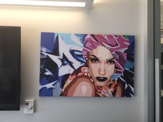 Gwen Stefani Art canvas print