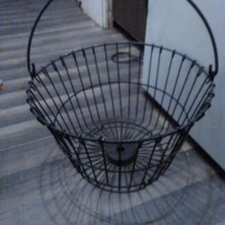 3 Antique Oyster Baskets