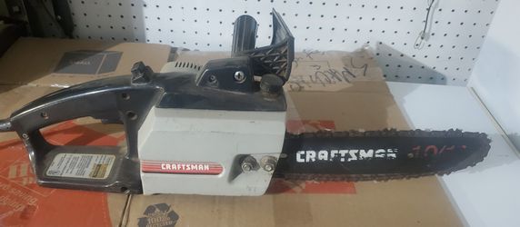 CRAFTSMAN ELECTRIC 10"CHAINSAW, STILL IN GOOD SHAPE 