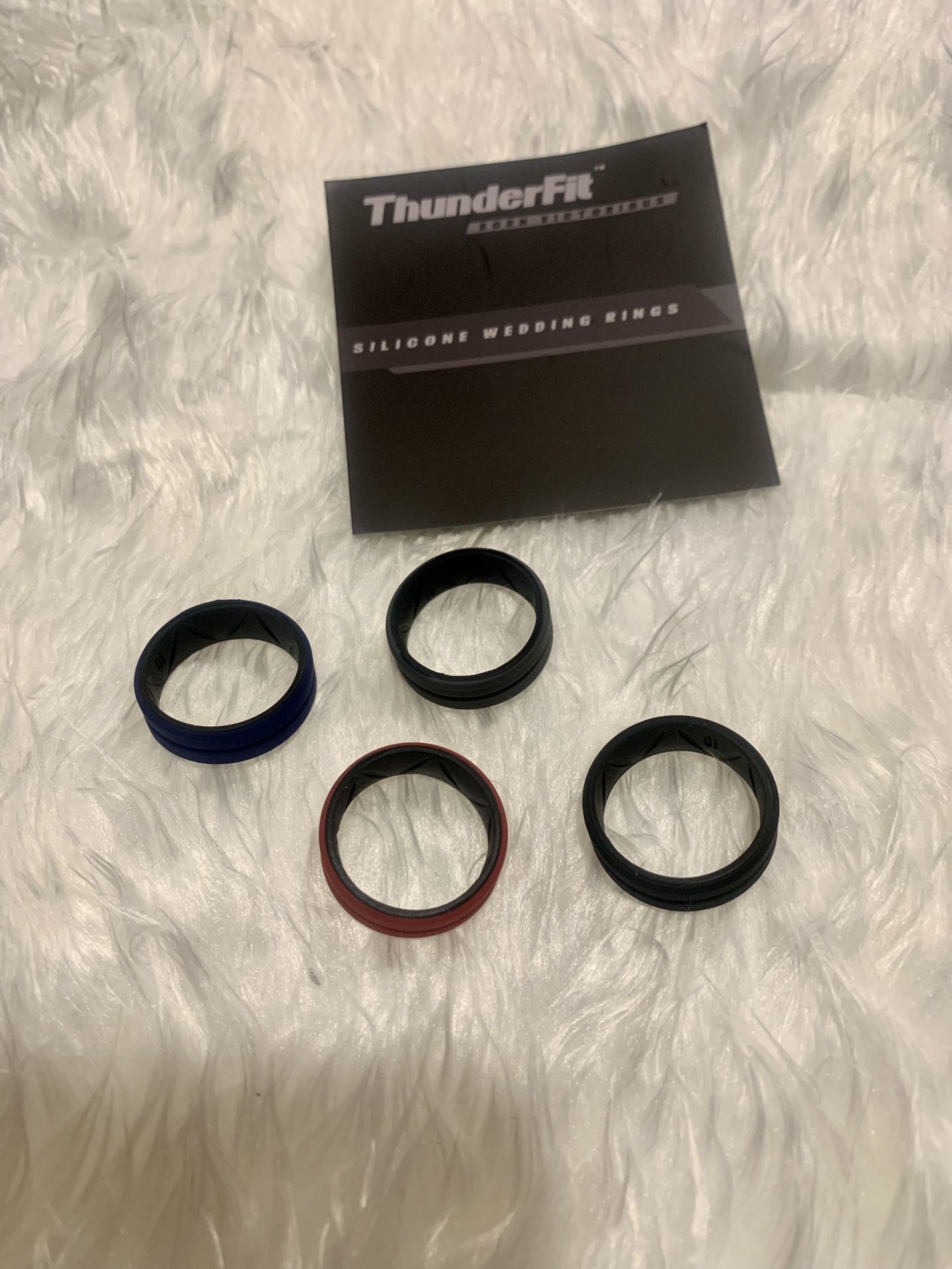 Mens Silicone Wedding Band Size 10