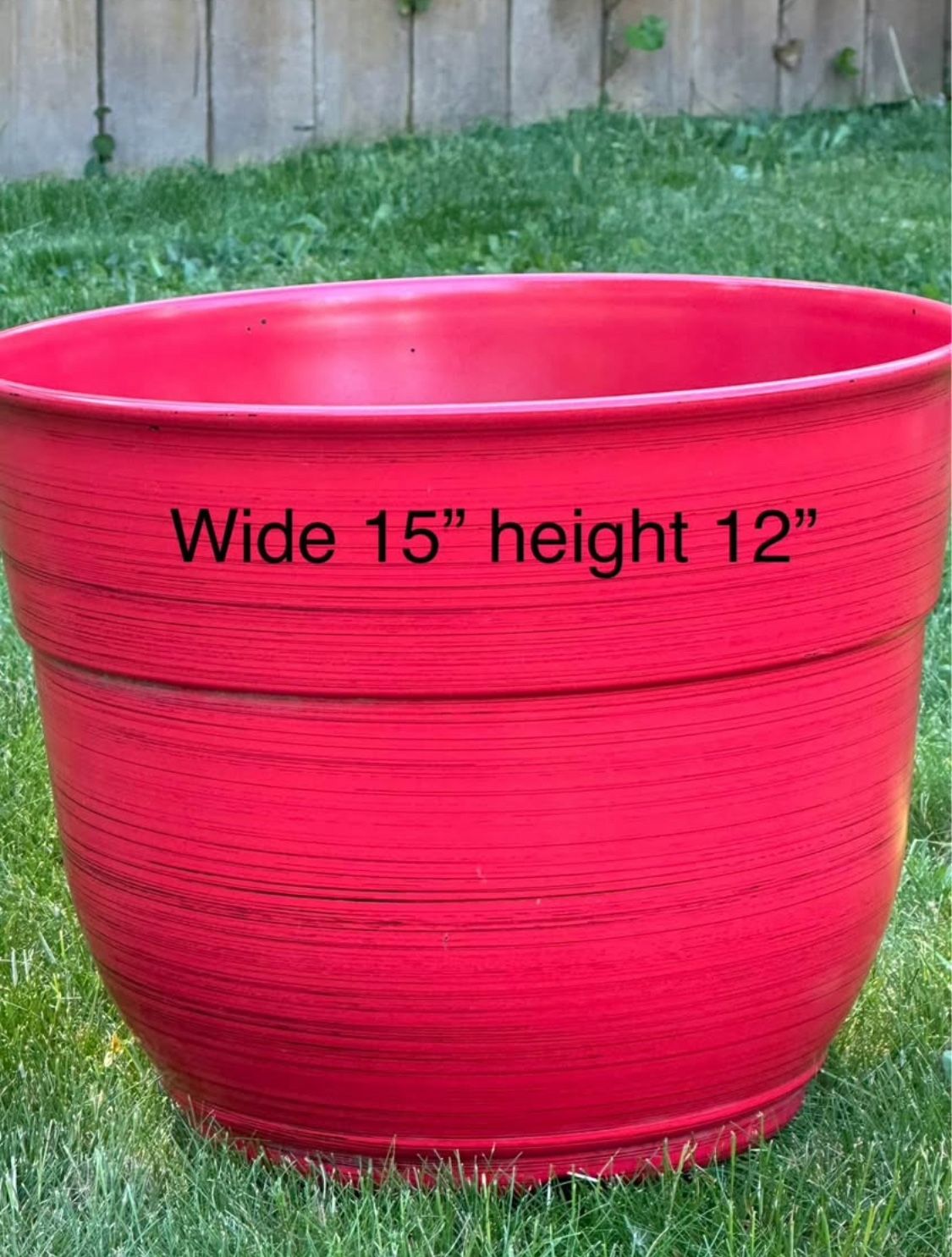 Big flowers pot