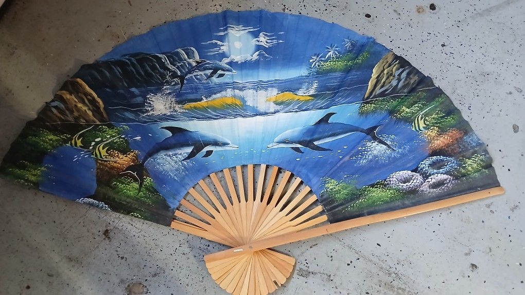 Dolphin Fan Decoration