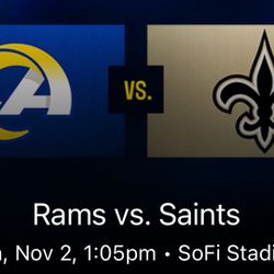 Rams Vs Saints