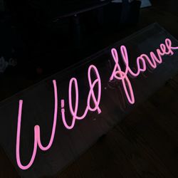 Neon light “Wild Flower”
