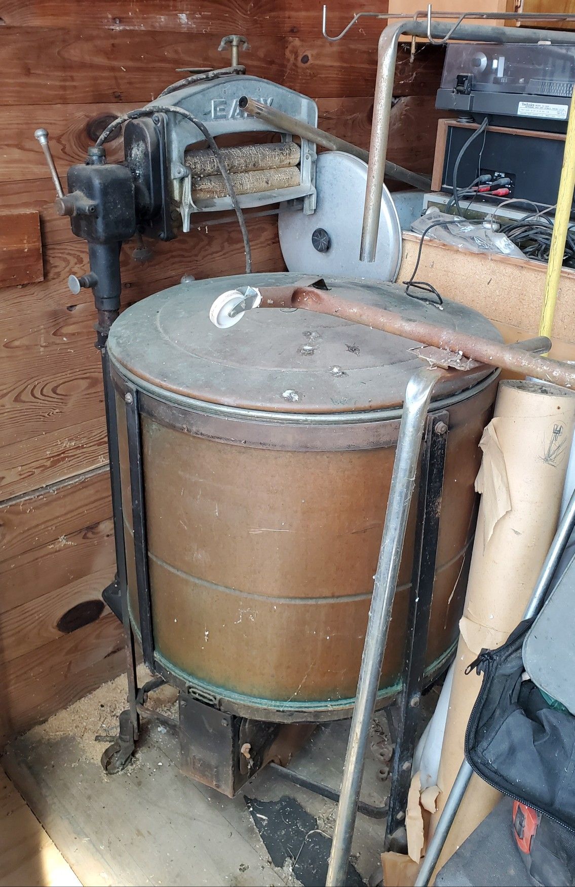 Syracuse Easy Washing Machine Co. Antique Copper Washing Machine