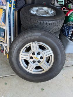 Chevy Tahoe rims and tires