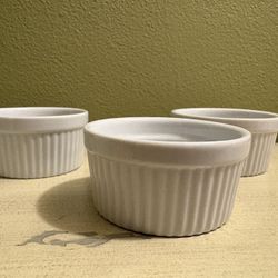 White Ramekins By Pier 1