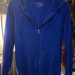 Ladies Medium  Made For Life Blue Hoodie