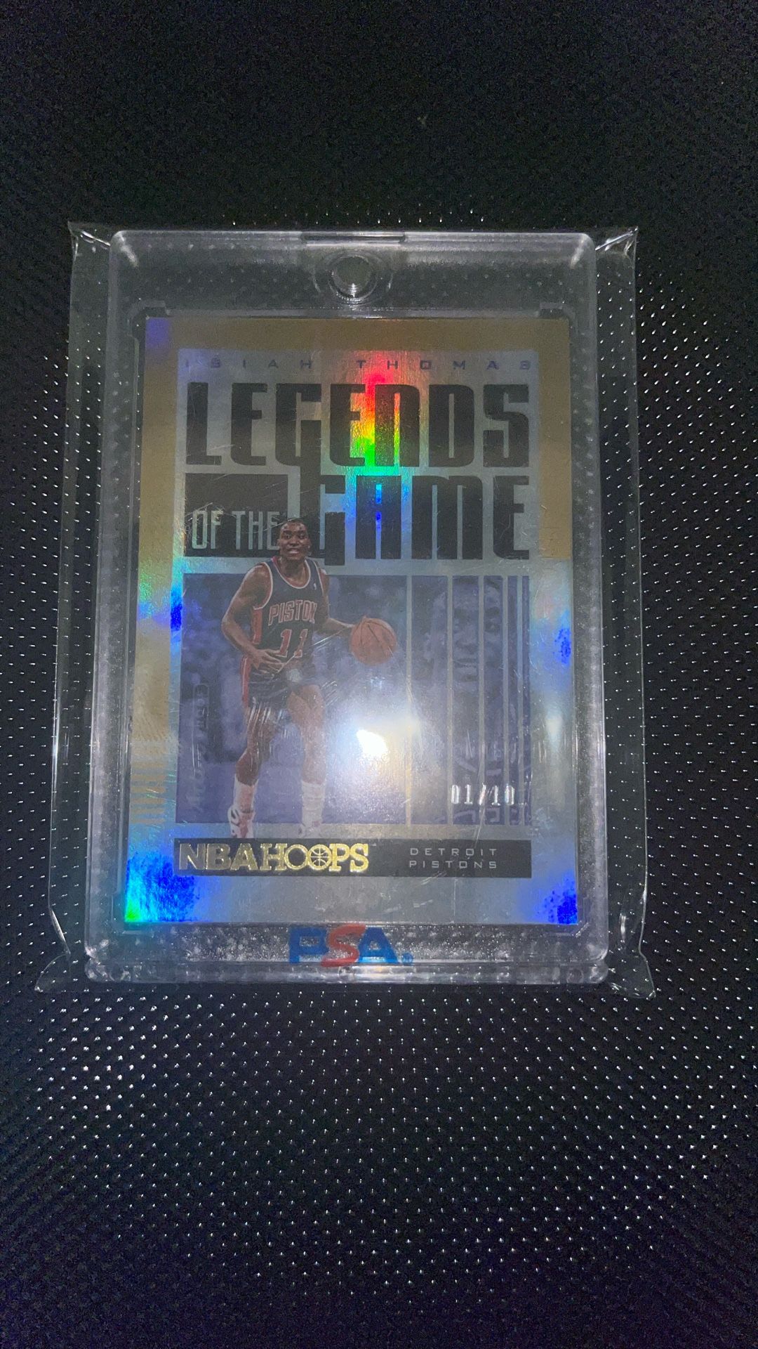 NBA Hoops Isiah Thomas Gold/10,1st On Print