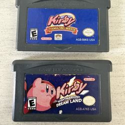 Kirby & the Amazing Mirror + Kirby Nightmare in Dream Land (GBA) Authentic OEM