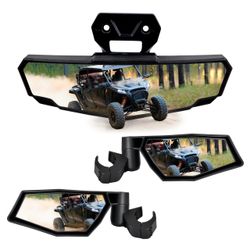 SAUTVS Side & Rearview Mirror Kit For Polaris RZR XP 1000