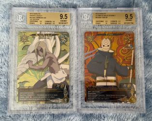 Vintage Naruto Bandai BGS Slabs