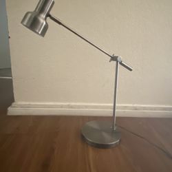 Silver Desk Lamp