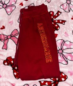 Red Aercrombie  Sweats
