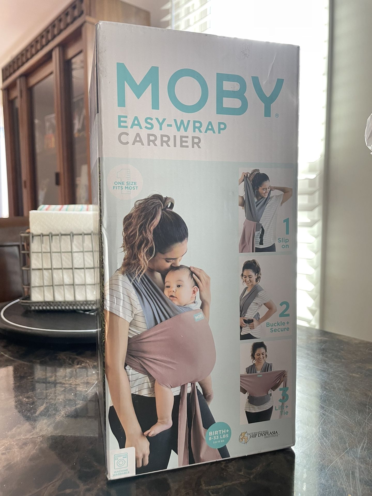 Moby East Wrap Baby Carrier 