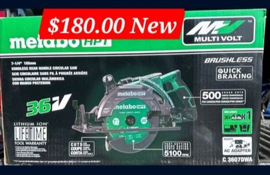 Circular Saw 36v $180.00 New Battery And Charger Included 