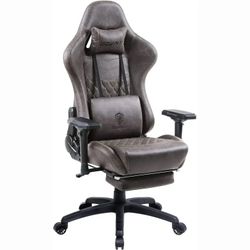 Dowinx Retro Series 6689S-Brown-4D armrests with massage pillow