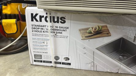 Kraus Standard Pro 2 Hole Drop In Sink