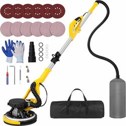 Drywall Sander Tool, 8.5 Amp Popcorn Ceiling Removal Tool yellow color