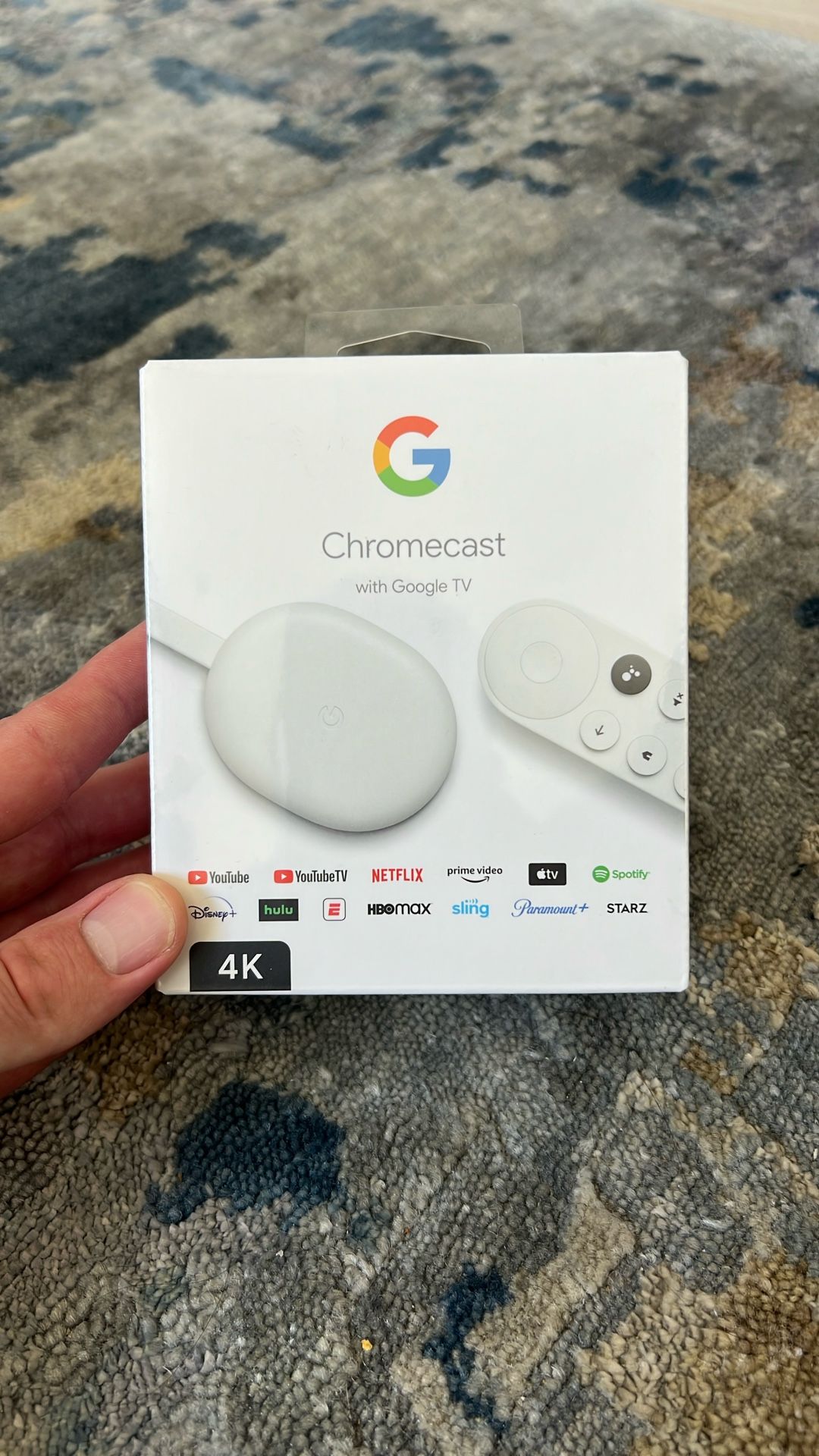Chromecast With Google TV 4k Sealed Brand New