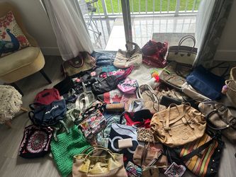 Lot of 54 HandBags, Totes, Backpack And Others