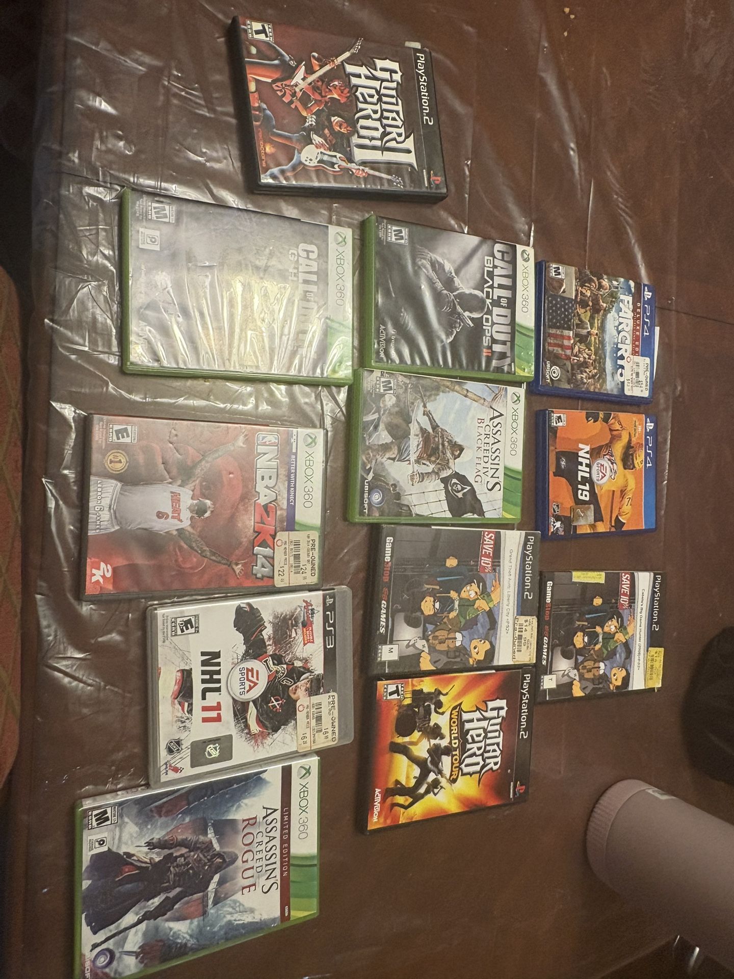 Ps4,ps3,ps2, And Xbox 360 Games