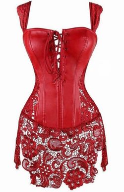 Brown Sexy women’s lingerie  Fits 2X to 4X Corset style