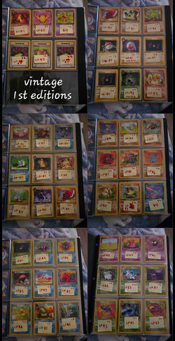 Vintage Pokémon cards