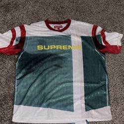 Supreme (shark) soccer jersey t-shirt 