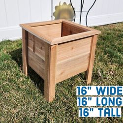 Wooden planters