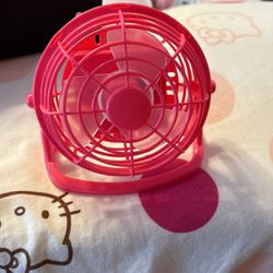 Pink Mini Fan 