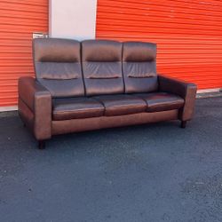  Stressless Leather 3 Seat Sofa 