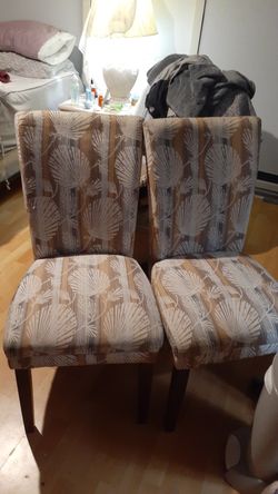 2 inside chairs..very comfortable in perfect conditon..serious inquiries only please.