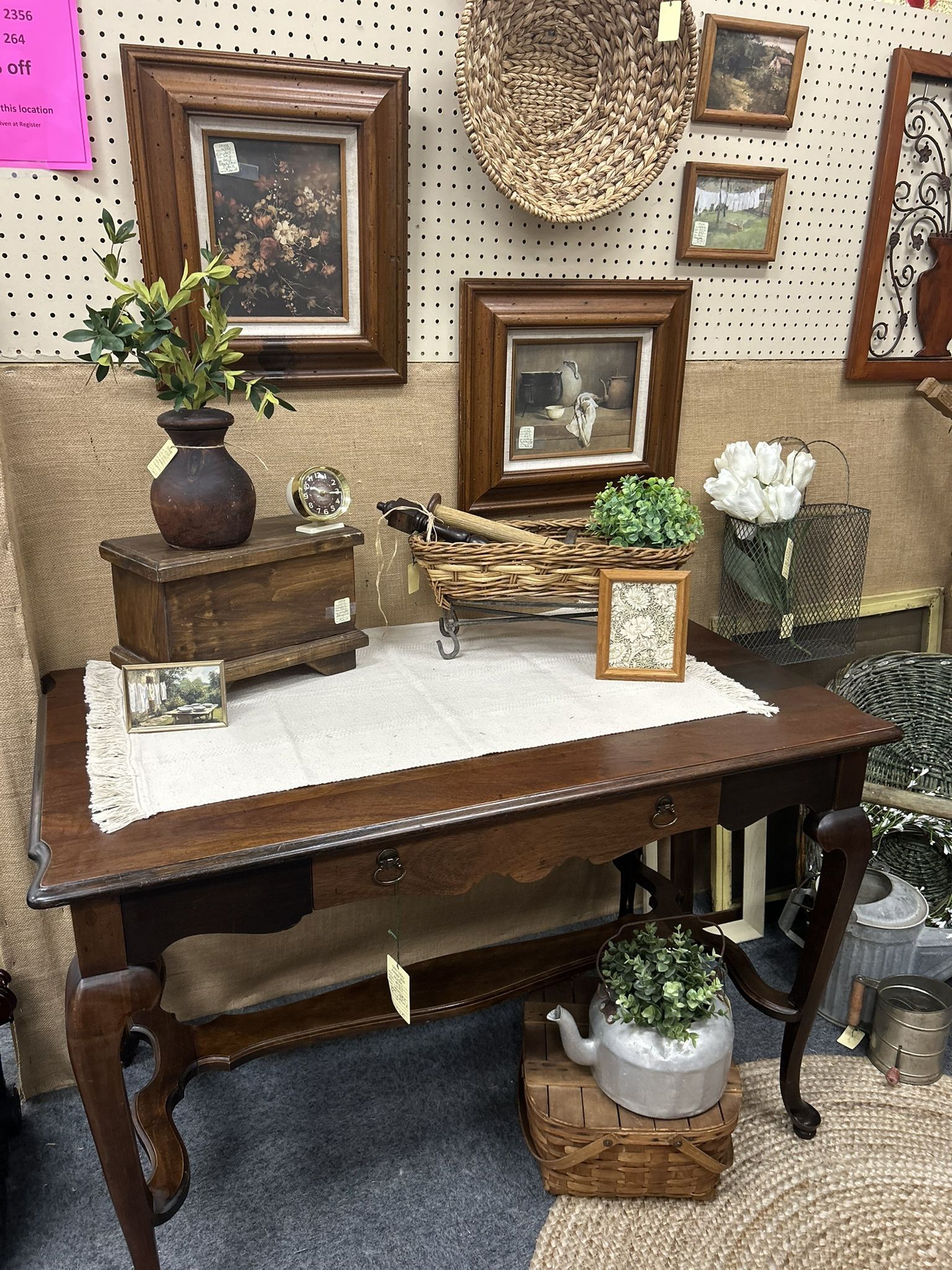 Vintage Library Table/desk