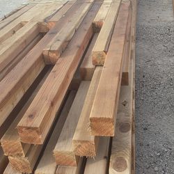 4x4x16-20 Redwood Smooth 4 Sides always new