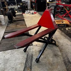 High Rise Manual Scissor Lift Pallet Jack 