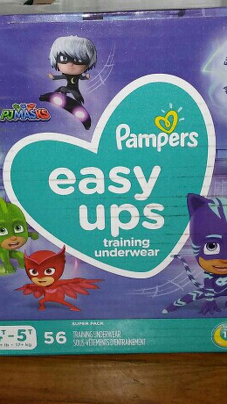 Box pampers Easyups 4T5T