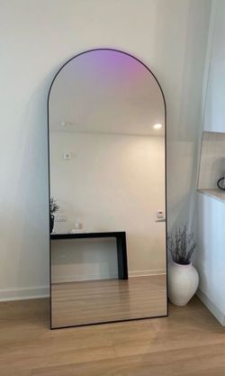 Huge black full body mirror