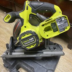 Ryobi One Plus HP Brushless Circular Saw w/ batteries & charger