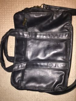 Leather briefcase